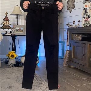 American eagle Black high rise Jeggings